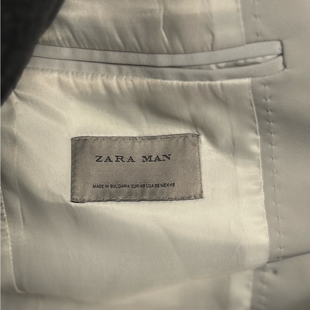 Zara Man Cream Blazer - Picture 5 of 5